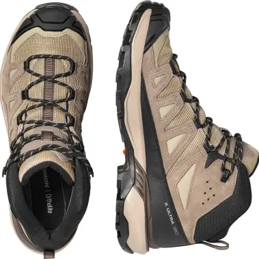 Salomon X Ultra 360 Leather Mid Gore-Tex Men's - Browns Shoe Fit Salomon X Ultra 360 Leather Mid Gore-Tex Men's - Browns Shoe Fit